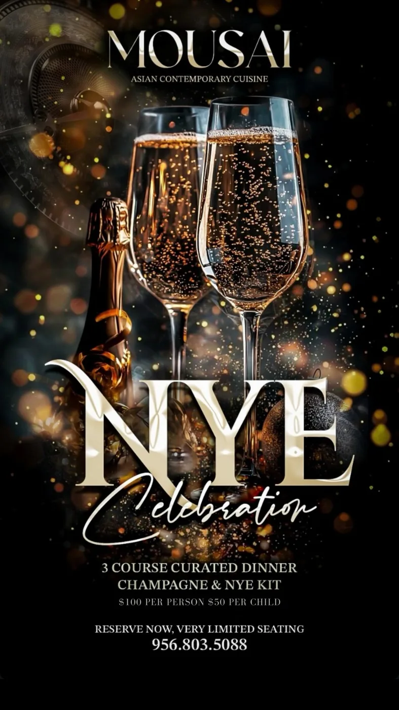 Original Mousai New Year’s Eve celebration artwork