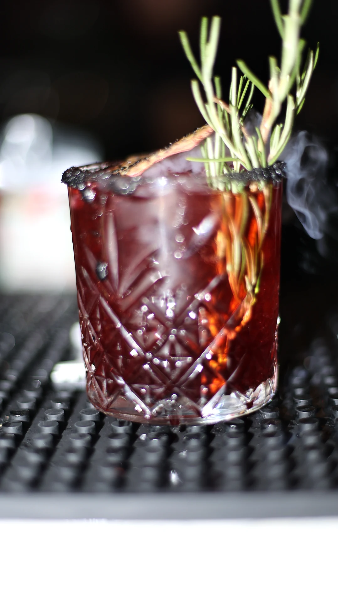 A cocktail prepared and served at Mousai