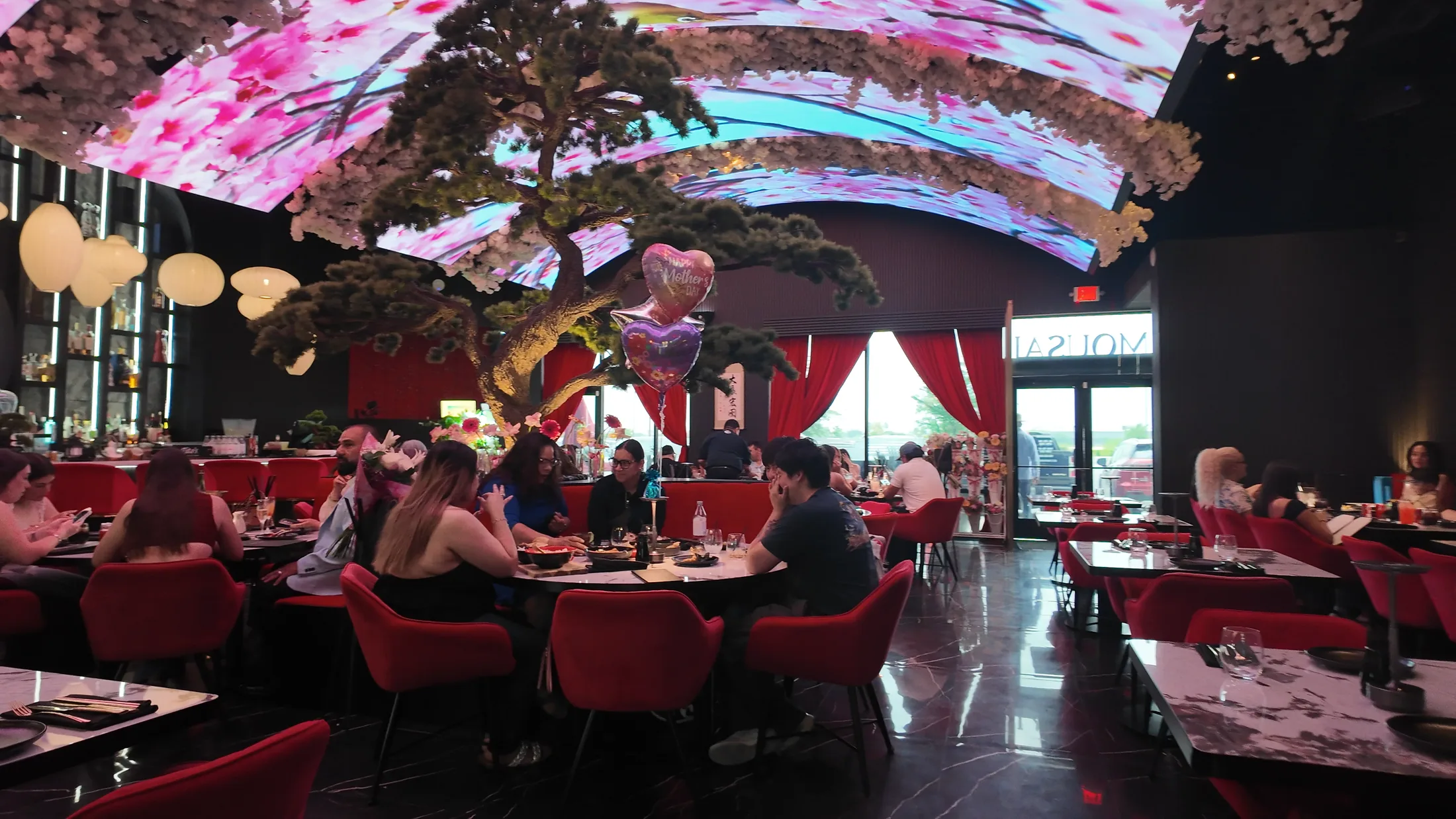 The real Mousai dining room, photographed for the brand
